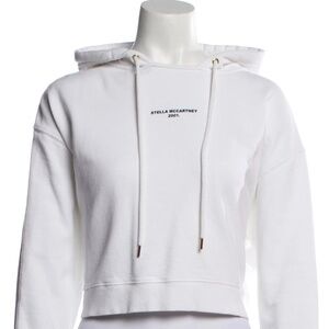 Vintage Stella McCartney Crew Neck Cropped Hoodie Sweatshirt